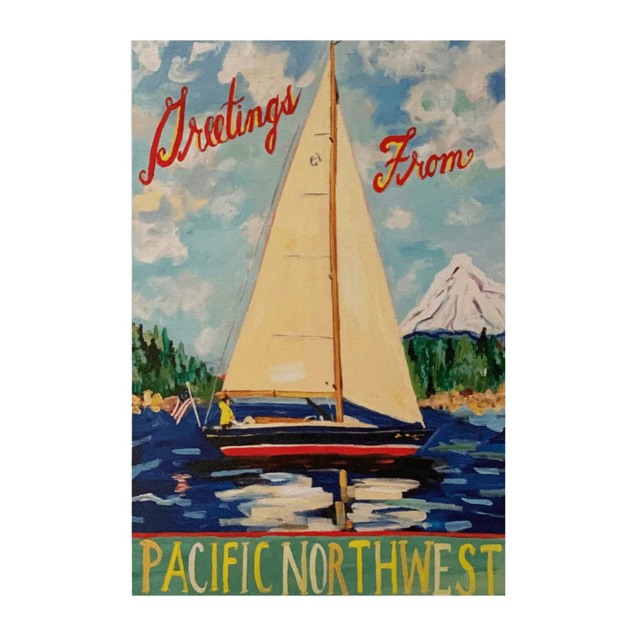 Carpe Diem Papers Postcard Greetings From the Pacific Northwest Card