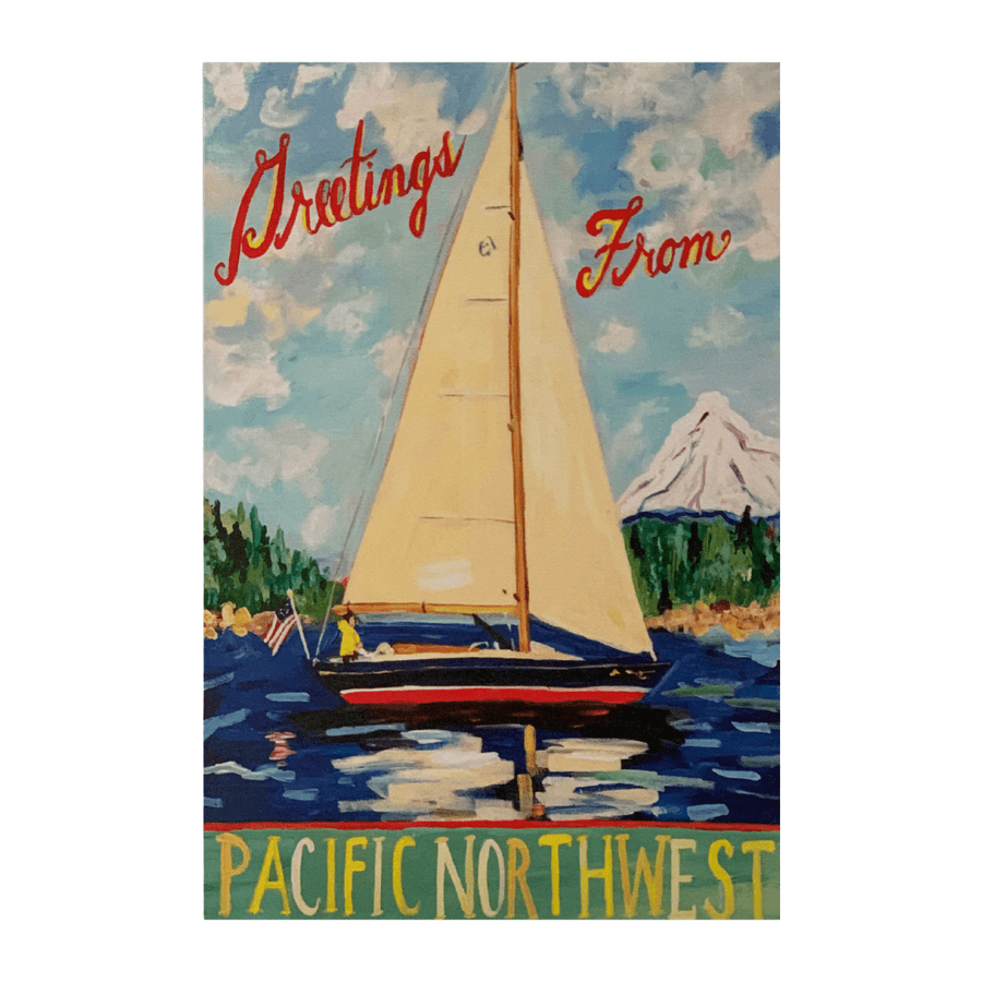 Carpe Diem Papers Postcard Greetings From the Pacific Northwest Postcard