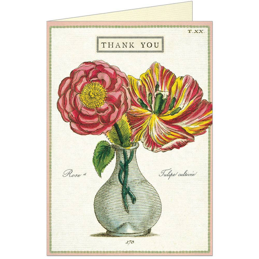 Cavallini & Co. Card Fleur Thank You Card