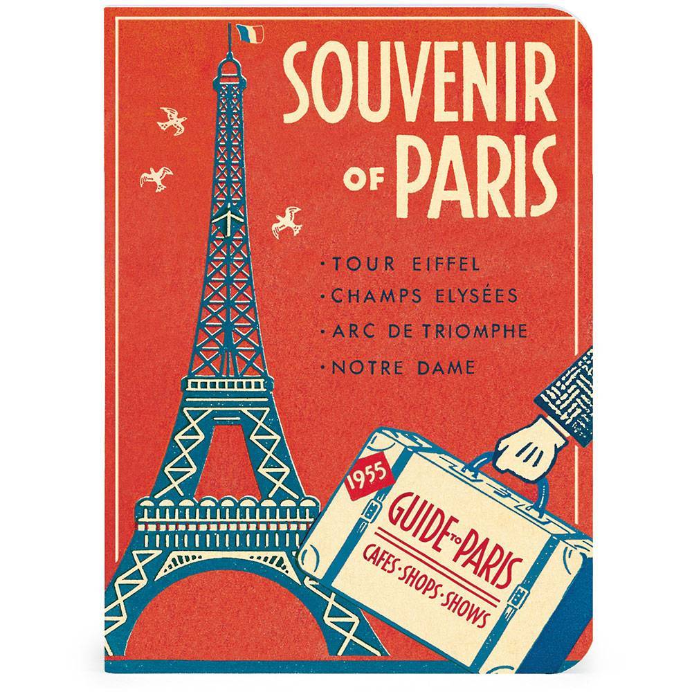Cavallini & Co. Notebook 1 - Lined Vintage Paris Journals - Singles