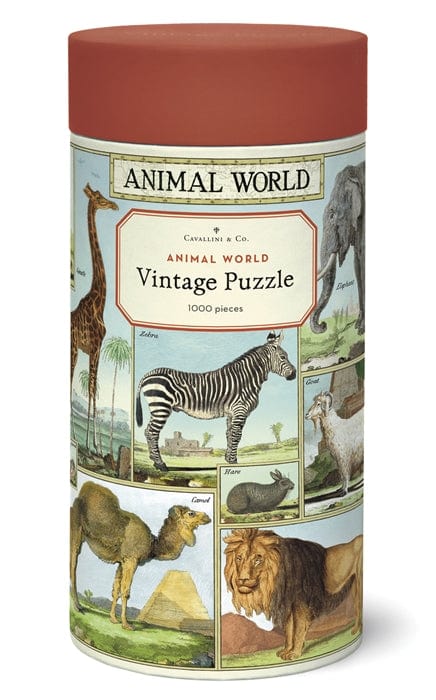 Cavallini & Co. Puzzle Cavallini & Co Animal World 1,000 Piece Puzzle