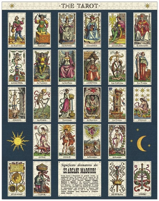 Cavallini & Co. Puzzle Cavallini & Co Tarot 1,000 Piece Puzzle