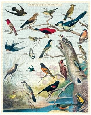 Cavallini & Co. Puzzle Cavallini & Co Vintage Audubon Birds 1000 Piece Puzzle