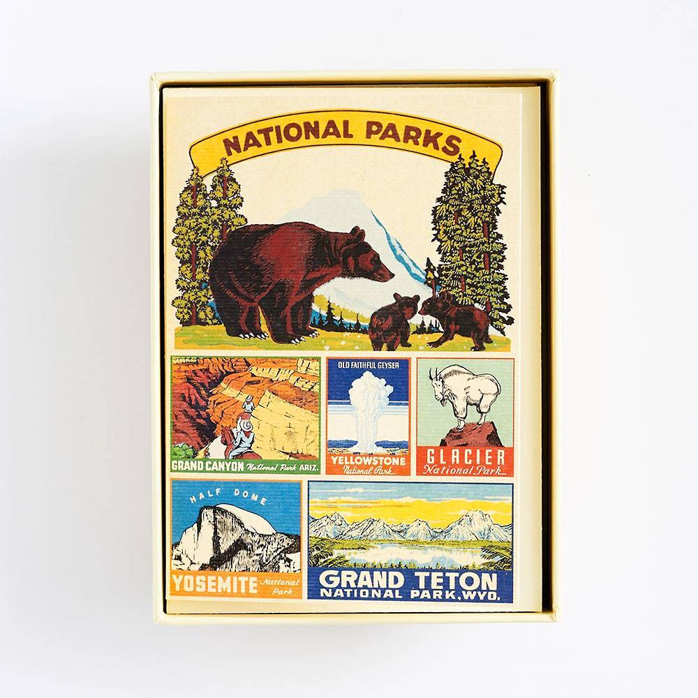 Cavallini & Co. Stationery Set National Parks Notecard Set