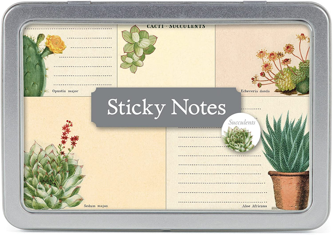 Cavallini & Co. Sticky Notes Succulent Sticky Notes