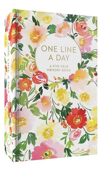 Chronicle Books Journal Floral One Line a Day: A Five-Year Memory Book