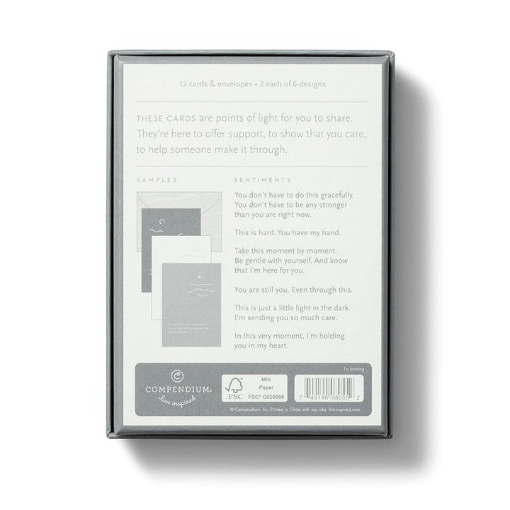 Compendium Boxed Card Set Light in the Dark Boxed Note Cards