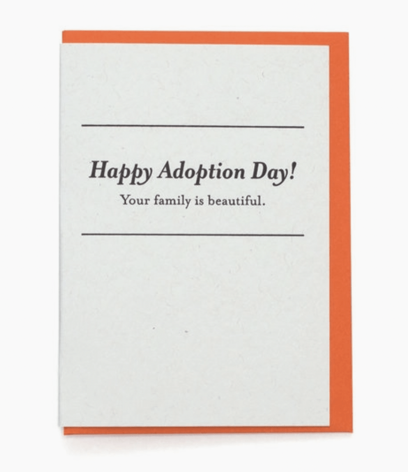 Constellation & Co. card Happy Adoption Day Card