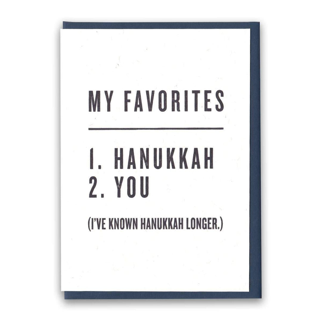 Constellation & Co. Card My Favorites: Hanukkah & You Card