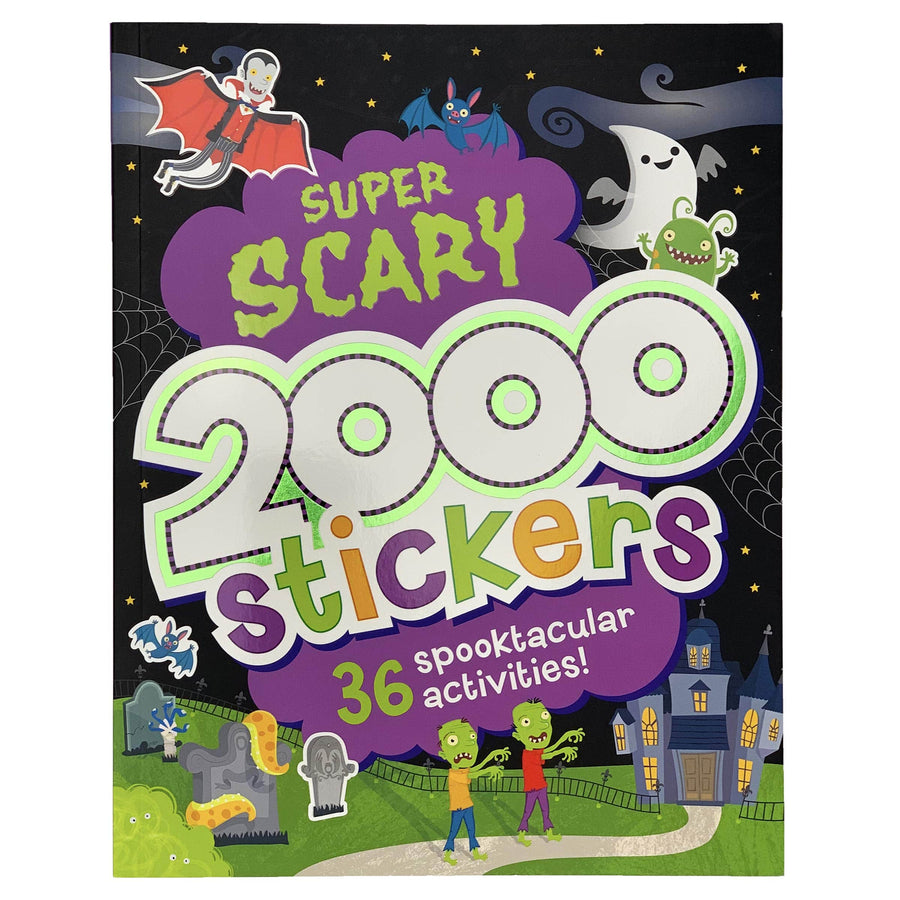 Cottage Door Press Sticker Book 2000 Stickers Super Scary Activity Puzzles