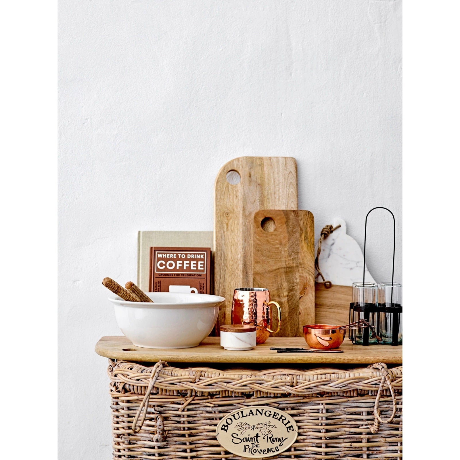 Creative Coop Cheese Board Mango Wood Cheese/Cutting Boards