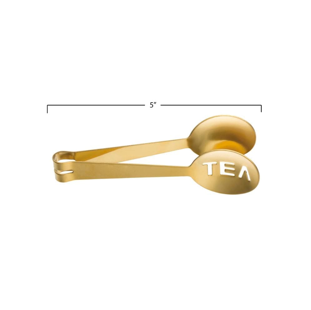 Creative Coop Serveware Stainless Steel Tea Tongs