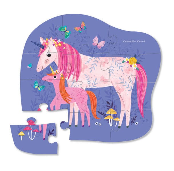 Crocodile Creek Puzzle Unicorn Magic Mini Puzzle - 12 Pieces