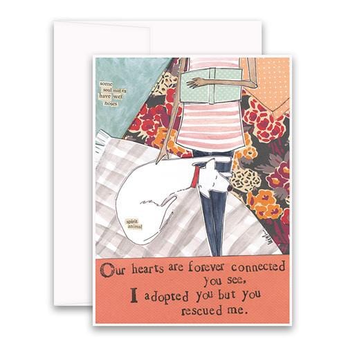 Curly Girl Designs Card You Rescued Me Greeting Card