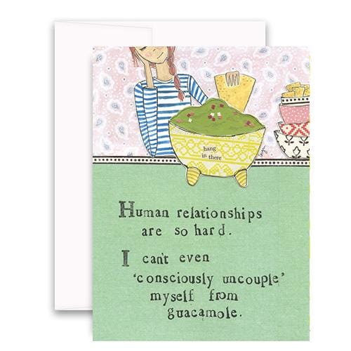 Curly Girl Designs Single Card Guacamole Greeting Card