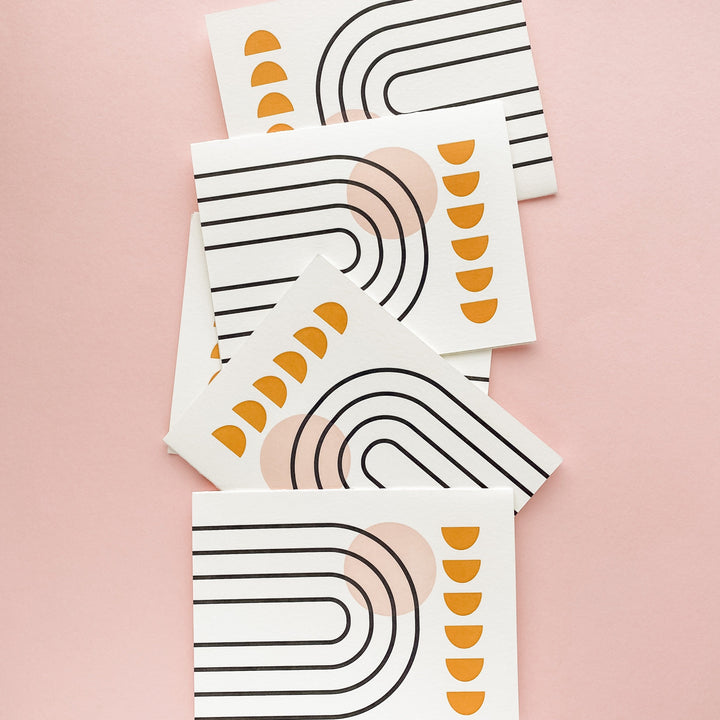 Dahlia Press Boxed Card Set Forms Stationery - Box Set of 6