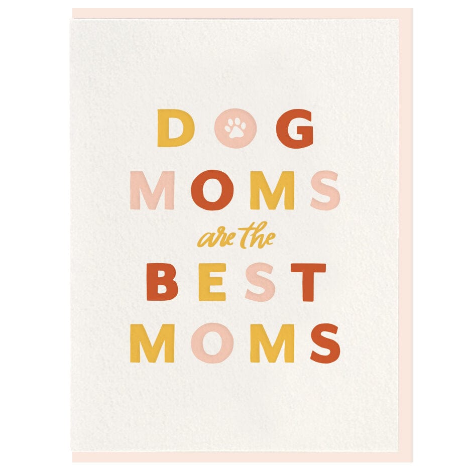 Dahlia Press Card Dog Mom Card