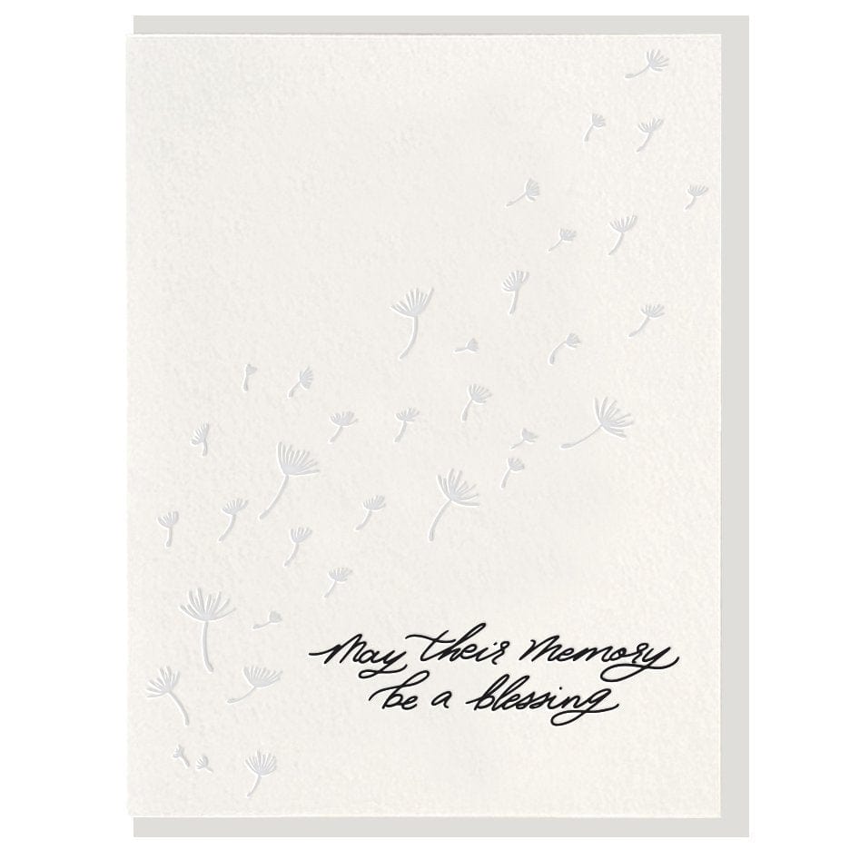 Dahlia Press Card May Their Memory Be A Blessing