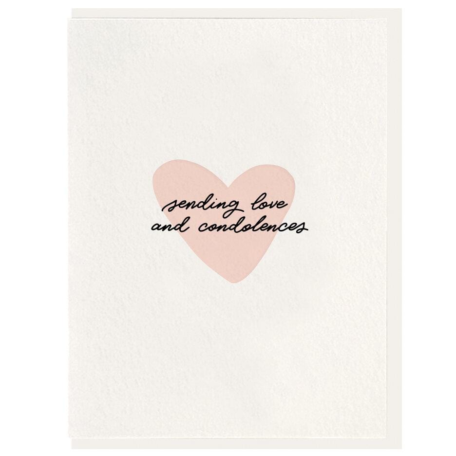 Dahlia Press Card Sending Love Card