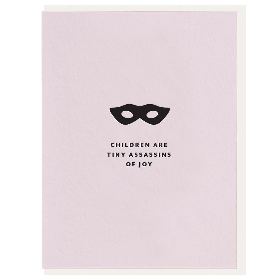 Dahlia Press Card Tiny Assassins of Joy