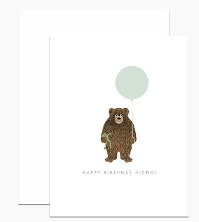 Dear Hancock Card Birthday Bear Boy Card