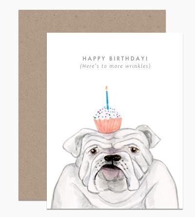 Dear Hancock Card More Wrinkles Birthday Card
