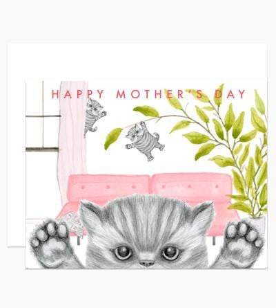 Dear Hancock Card Mother's Day Naughty Kittens Card