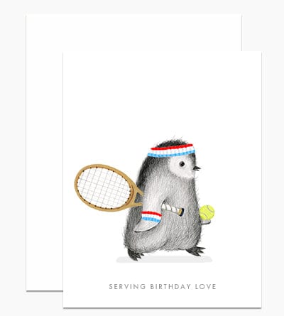 Dear Hancock Card Serving Birthday Love Card