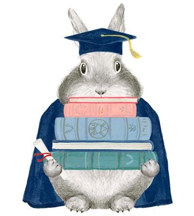Dear Hancock Card Somebunny Graduated Card