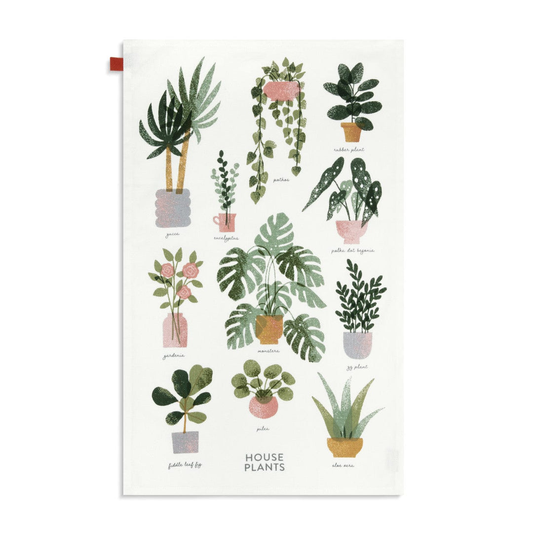 Demdaco Garden House Plant Guide Towel & Plant Stake Set