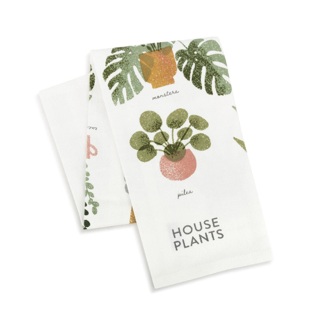 Demdaco Garden House Plant Guide Towel & Plant Stake Set