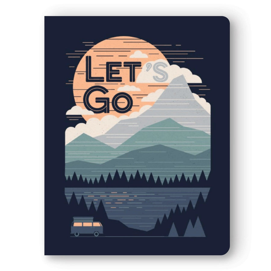 Denik Notebook Let's Go Large Layflat Notebook