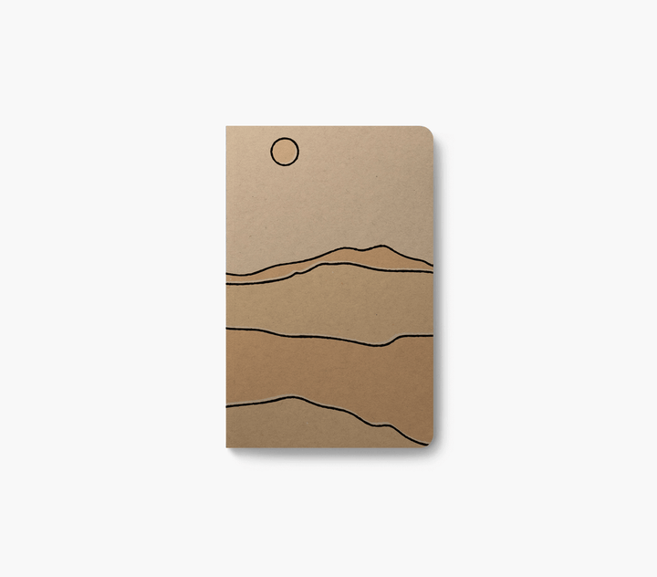 Denik Notebook Sandscape Kraft Layflat Notebook