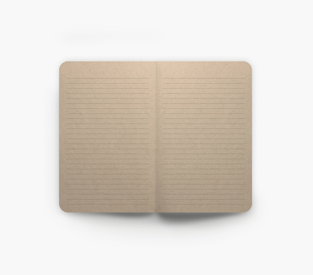 Denik Notebook Sandscape Kraft Layflat Notebook