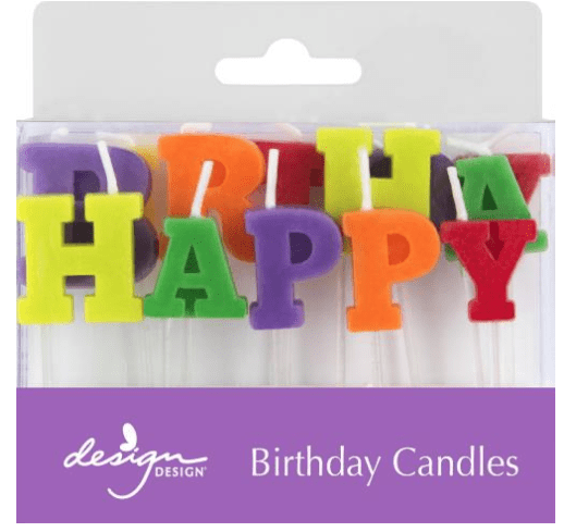 Design Design Birthday Candles Happy Birthday Letters Candles