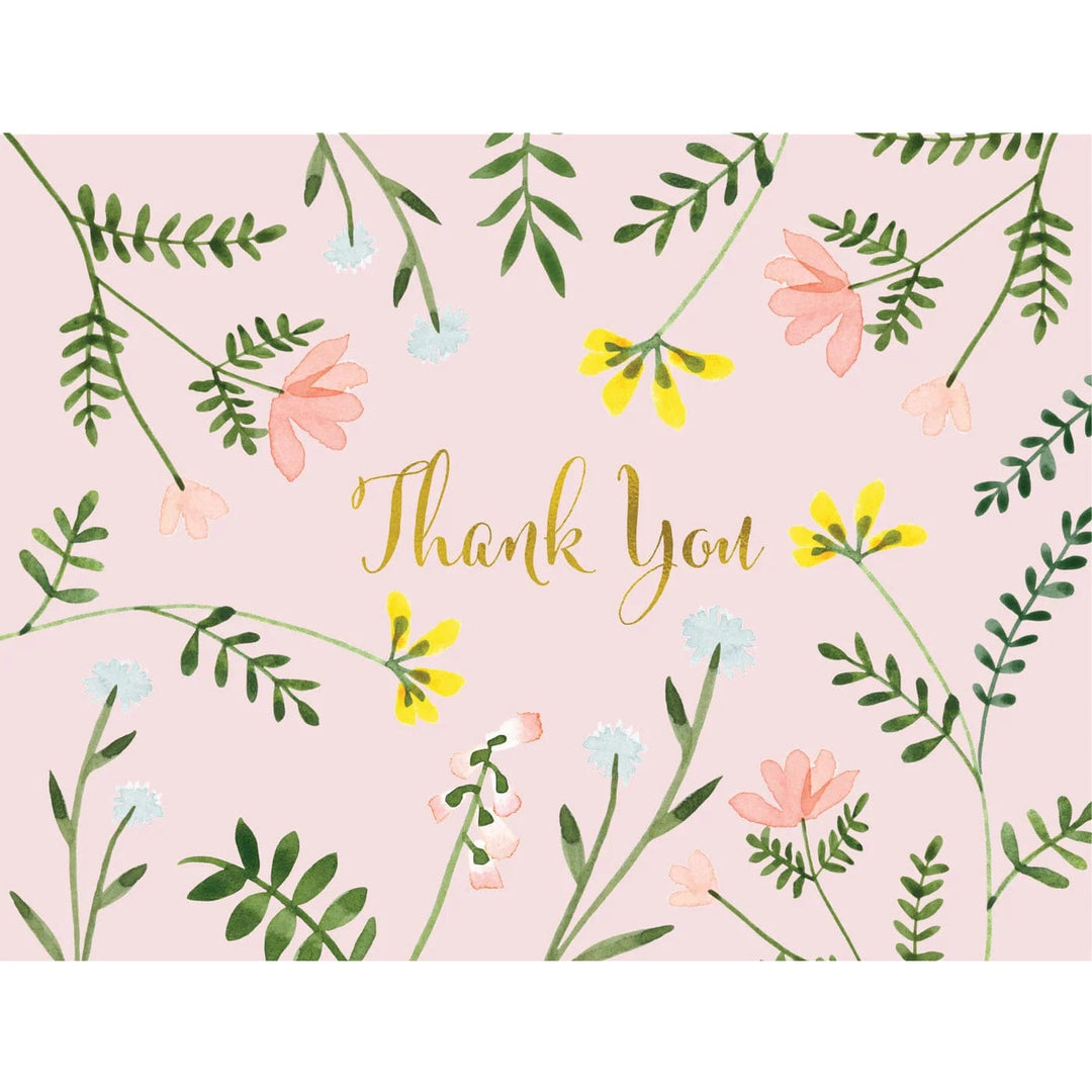 Design Design Boxed Card Set Wildflower Thank You Note Boxed Set