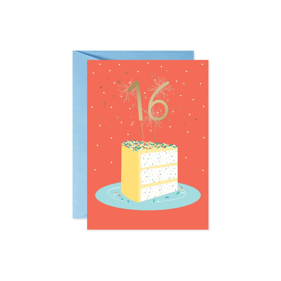 Design Design Card 16 On A Cake