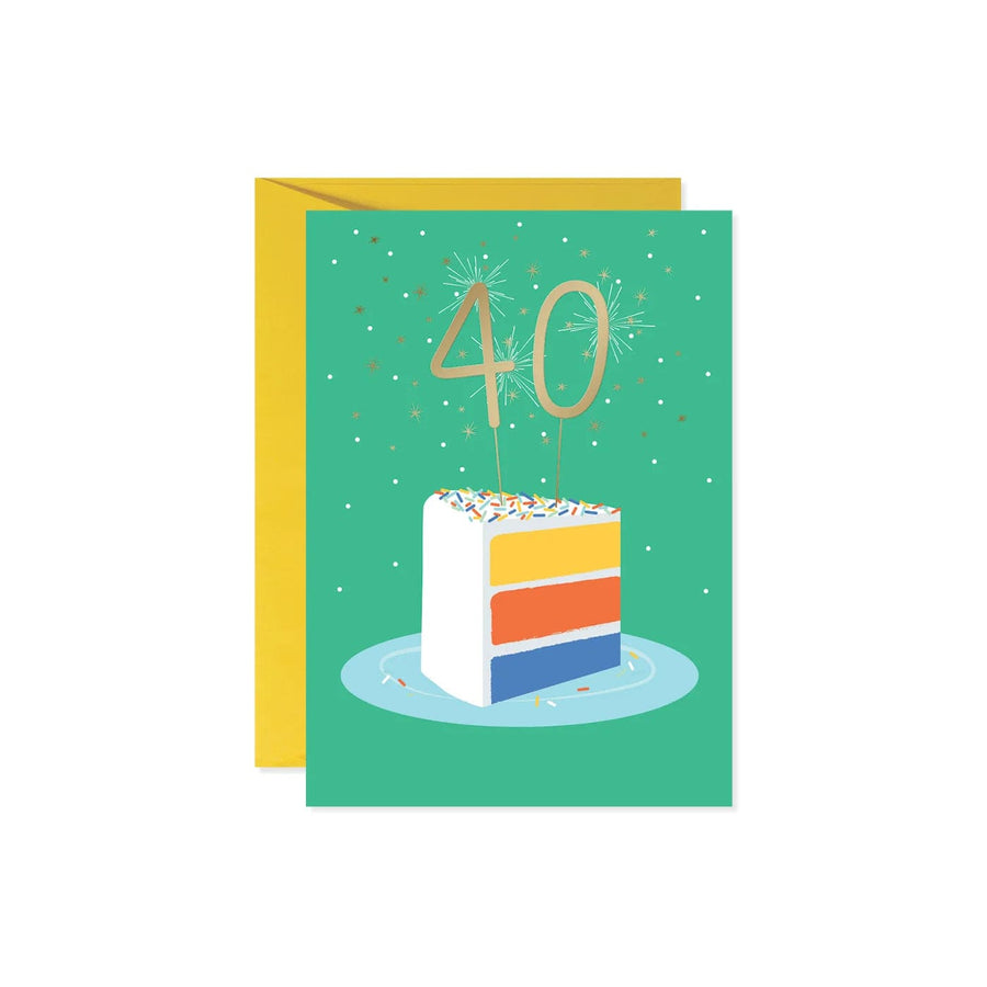 Design Design Card 40 on a Cake