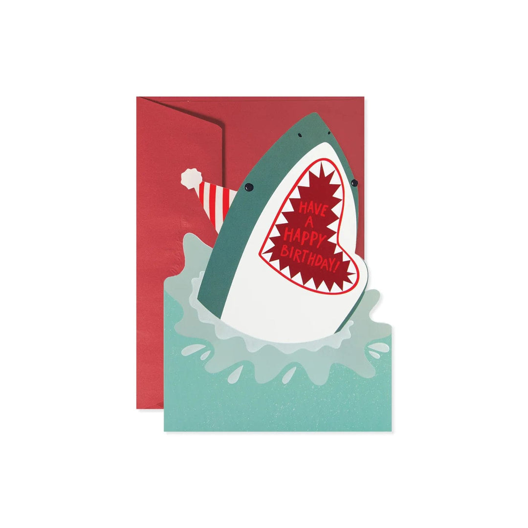 Design Design Card Birthday Shark