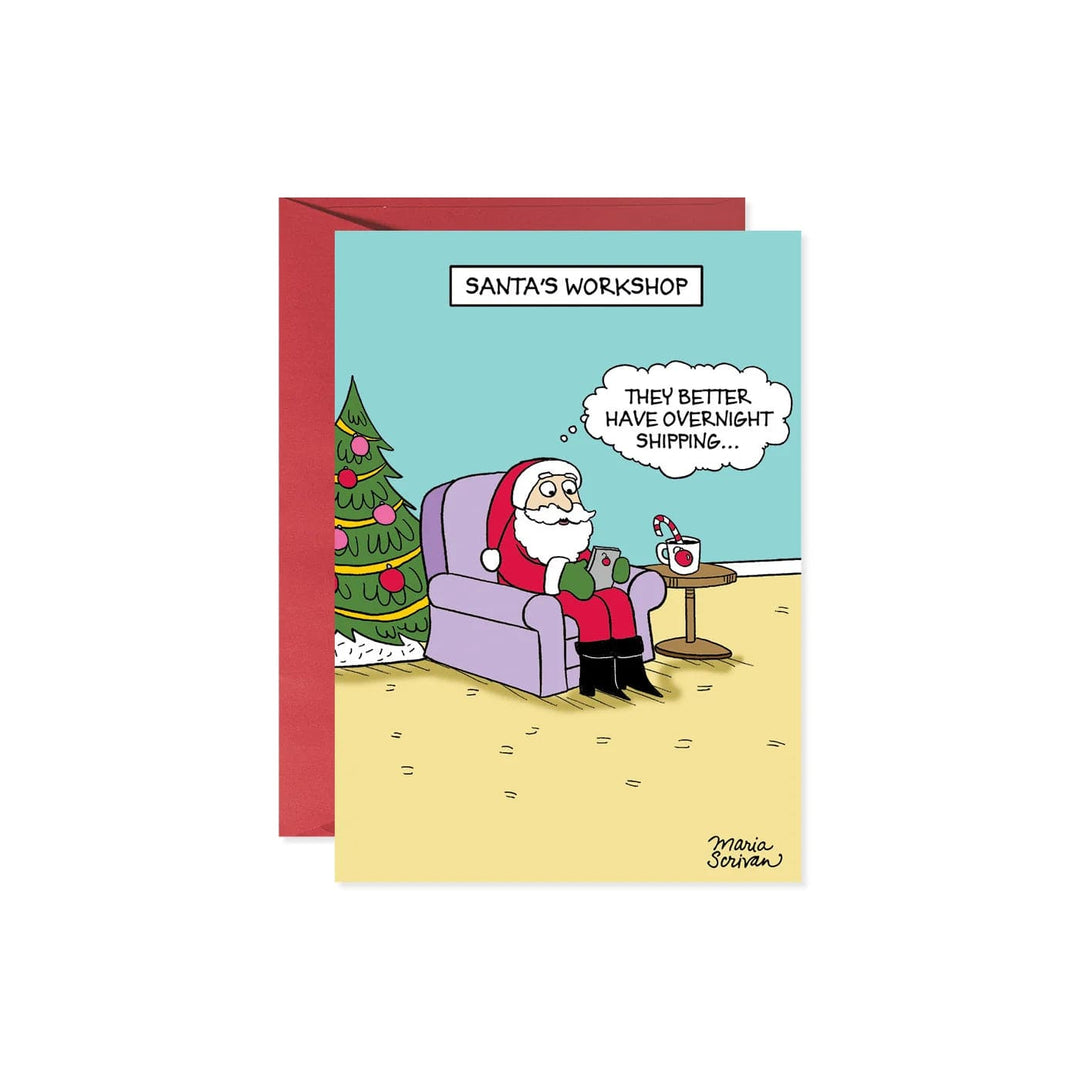 Design Design Card Santa's Shipping Service Card
