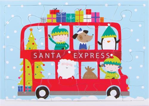 Design Design Card Santa Special Delivery Puzzle Card