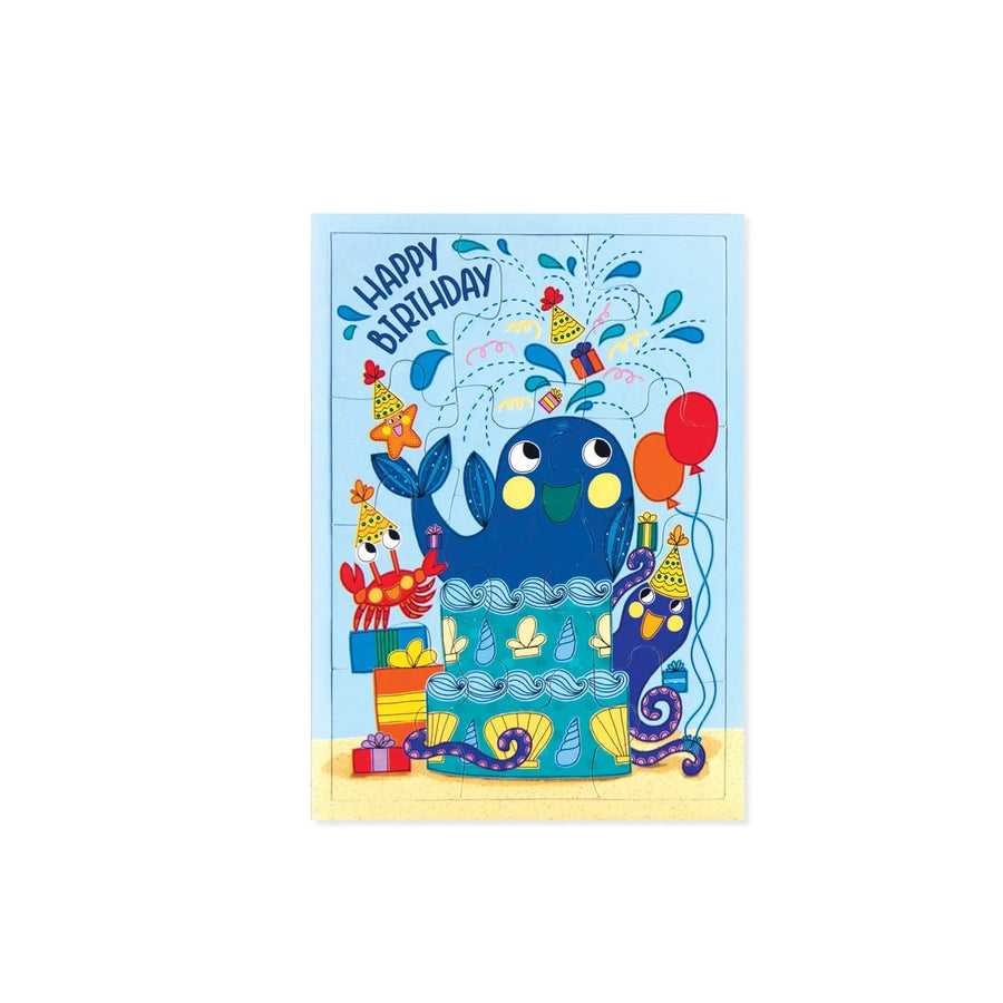Design Design Card Whale Party Puzzle