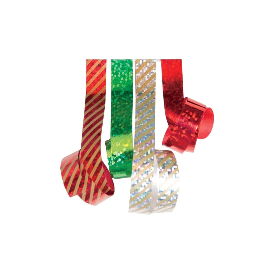Design Design Gift Wrap Holiday Holographic Mix Curling Ribbon