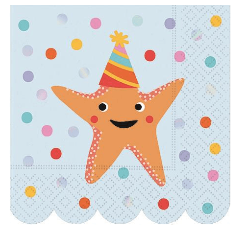 Design Design Napkins Birthday Splash Beverage Napkin