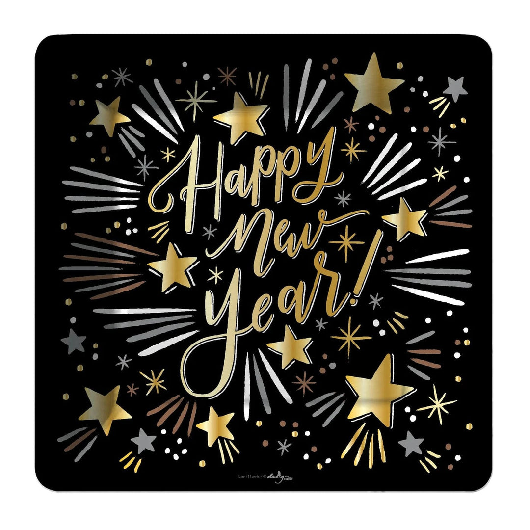 Design Design Party Supplies Sparkling New Year Dinner Plates