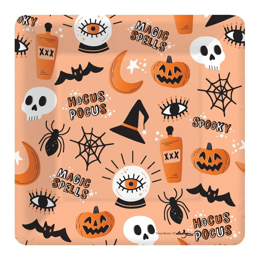 Design Design Plate Hocus Pocus Halloween Dessert Plates