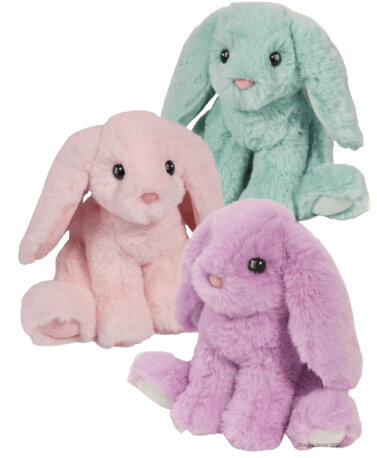 Douglas Plush Toy Bright Colors Mini Bunny