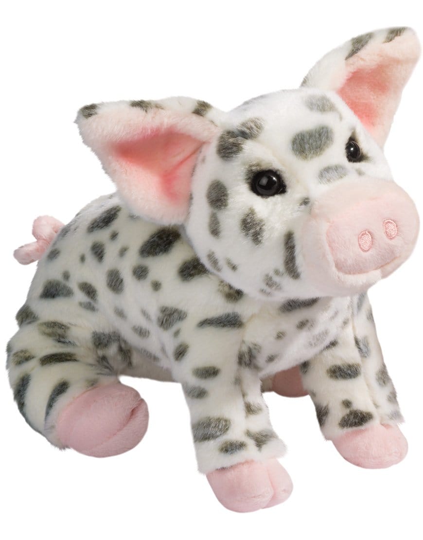 Douglas Plush Toy Medium Pauline the Spotted Pig Plush Toy