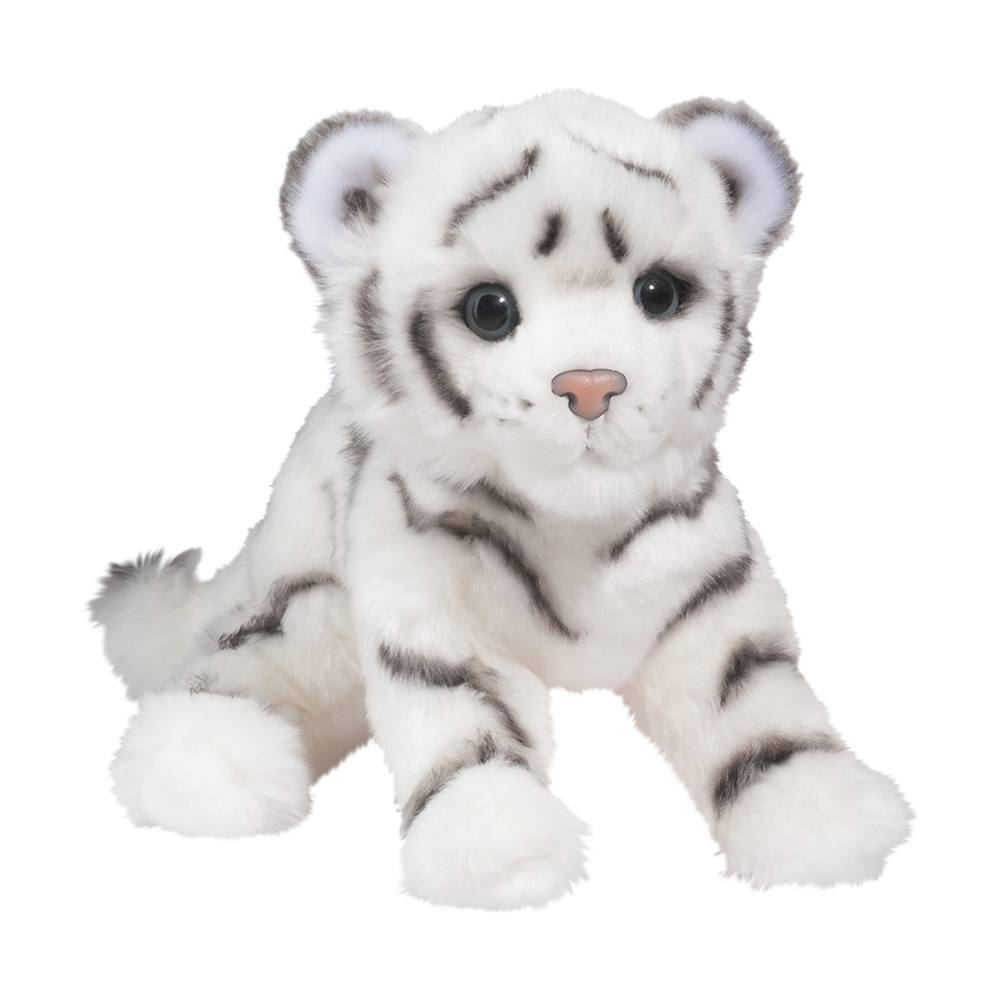 Douglas Plush Toy Silky White Tiger Cub