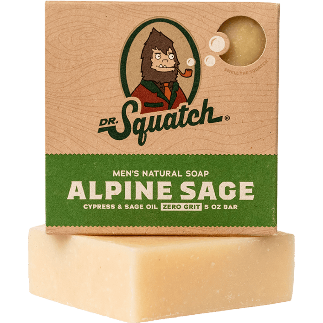Dr. Squatch Hand Soap Alpine Sage - Dr. Squatch Soap Bar